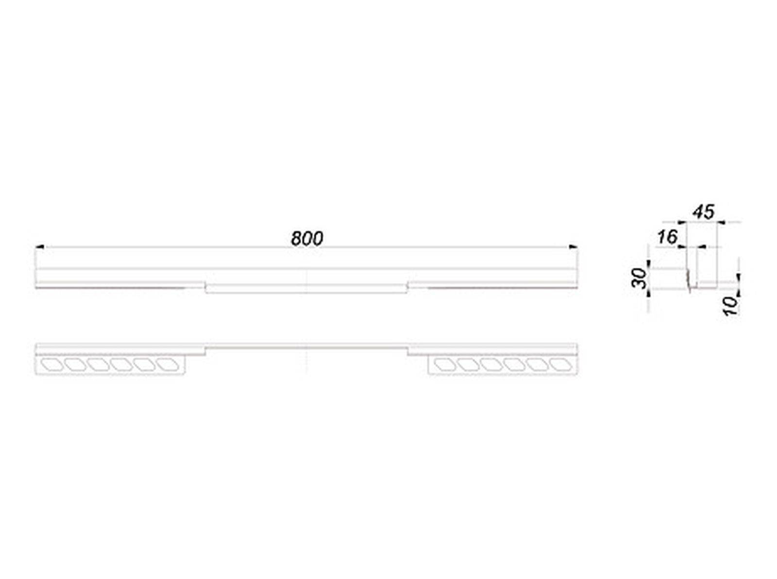 Shower channel CeraWall Individual 800mm