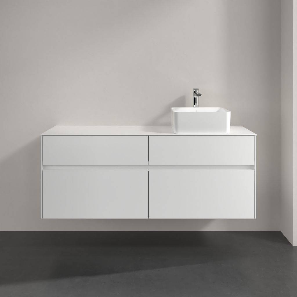 Collaro vanity unit 1400 x 548 x 500mm, with LED lighting