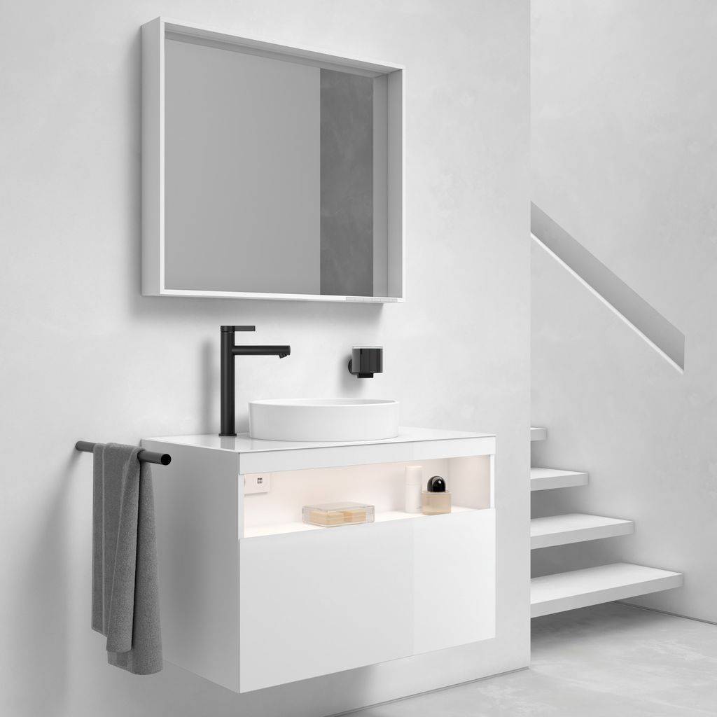 Stageline ceramic countertop washbasin 400mm