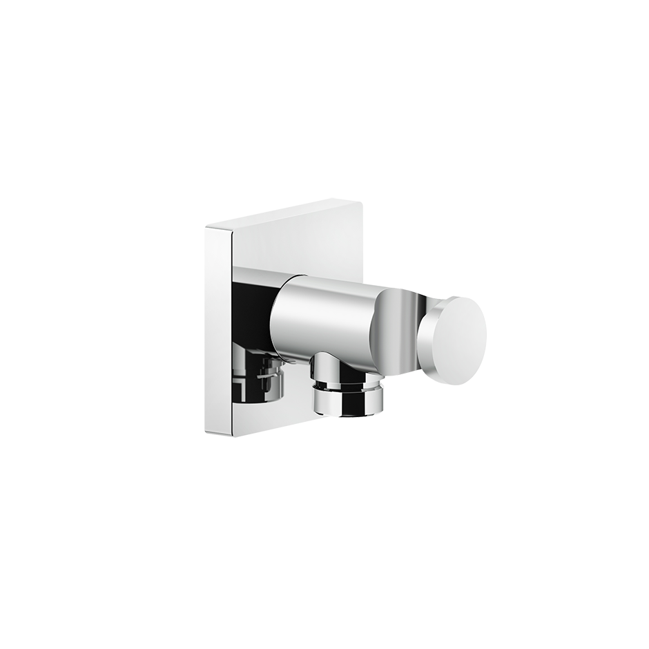 Emporio shower wall connection elbow with shower holder