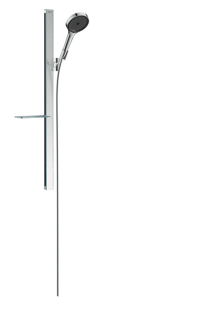 Rainfinity Brauseset 130 3jet mit Brausestange 90cm und Seifenschale, EcoSmart