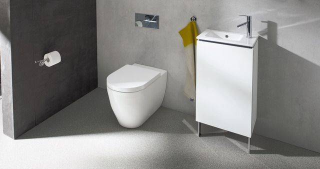 Me by Starck pedestal WC 600 mm washdown, horizontal outlet