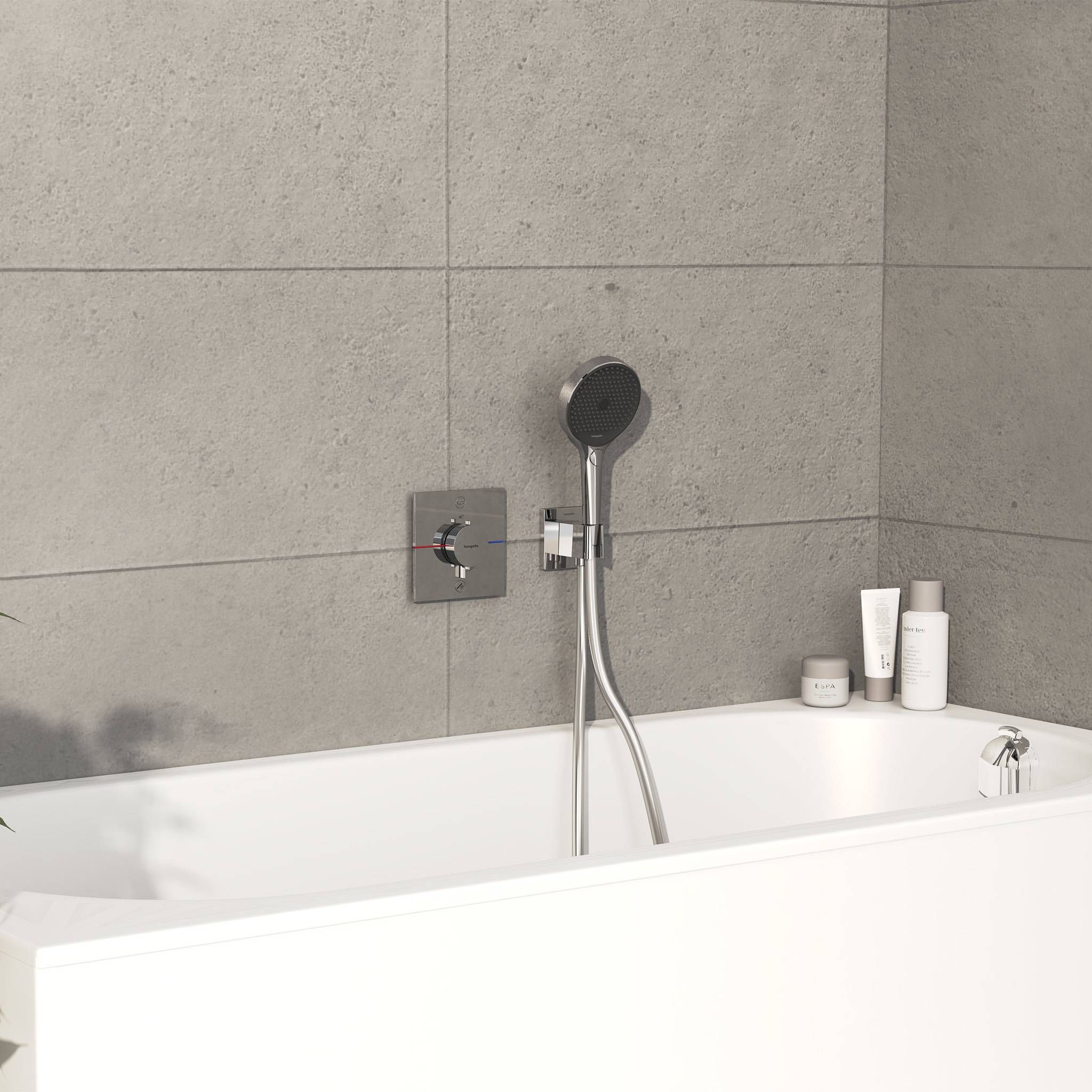 ShowerSelect Comfort E Thermostat Unterputz für 2 Verbraucher