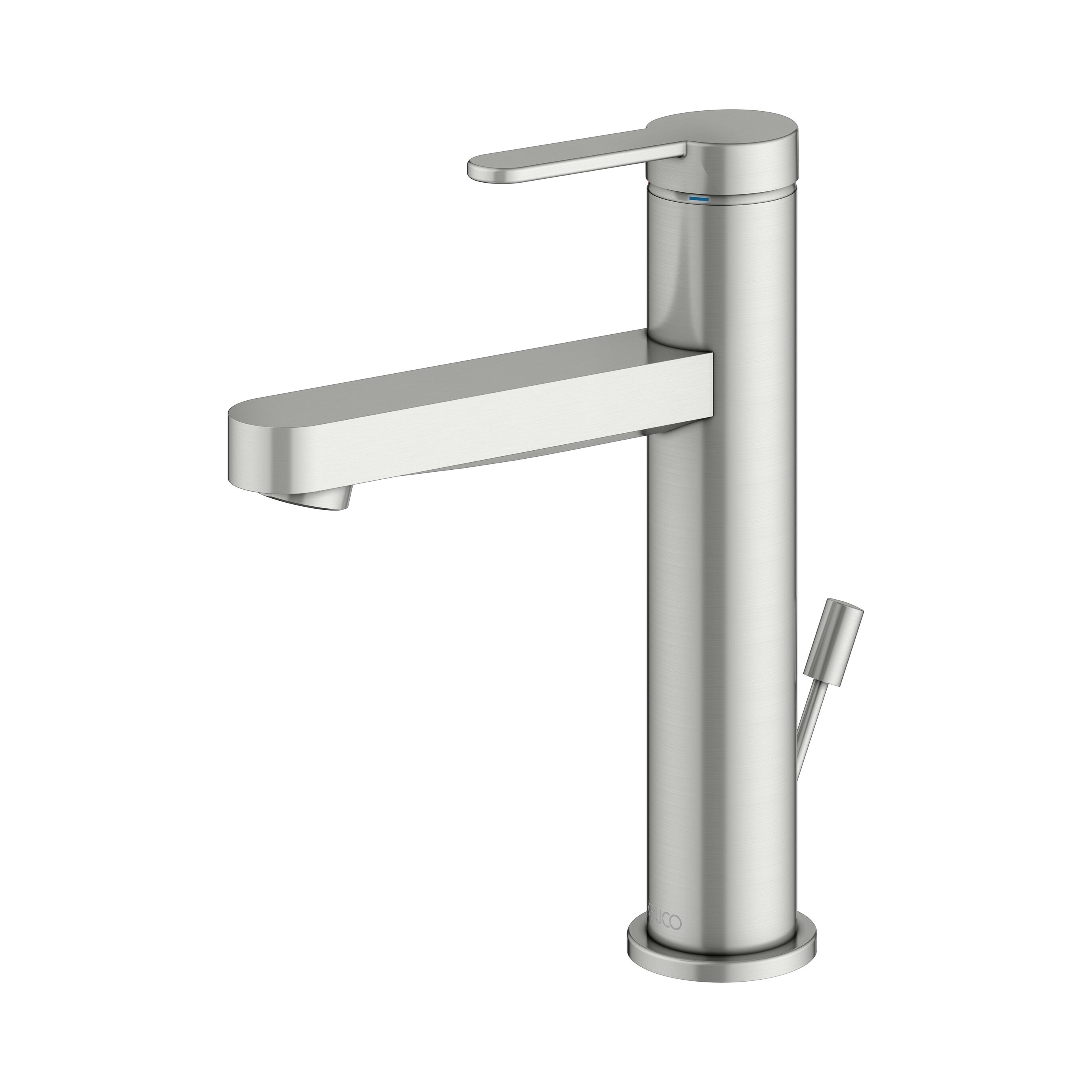 IXMO Flat single-lever basin mixer 130 with pop-up waste