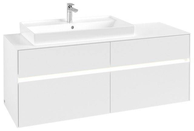 Collaro vanity unit 1400 x 548 x 500mm, with LED lighting