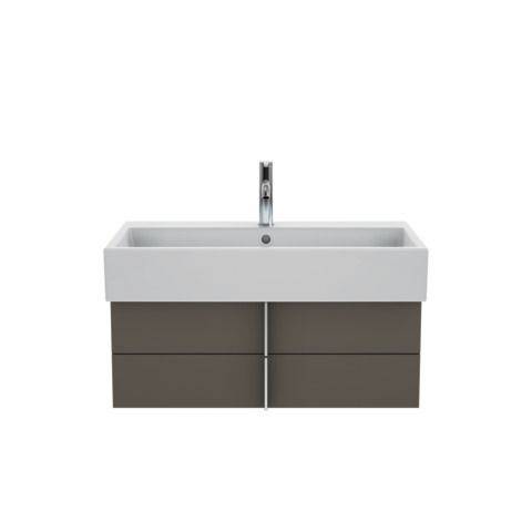 Vero Air furniture washbasin, 800 x 470mm, with tap hole, with overflow