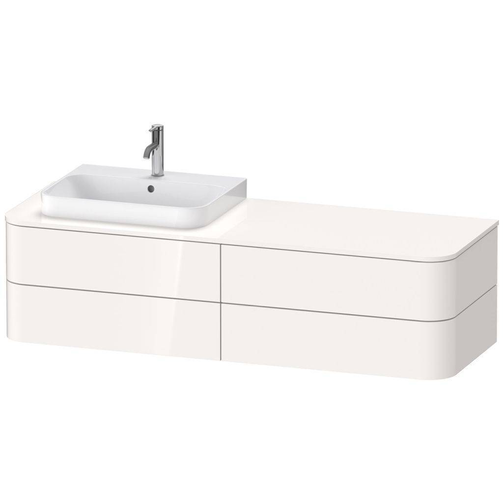 Happy D.2 Plus vanity base for console, 1600 x 550mm