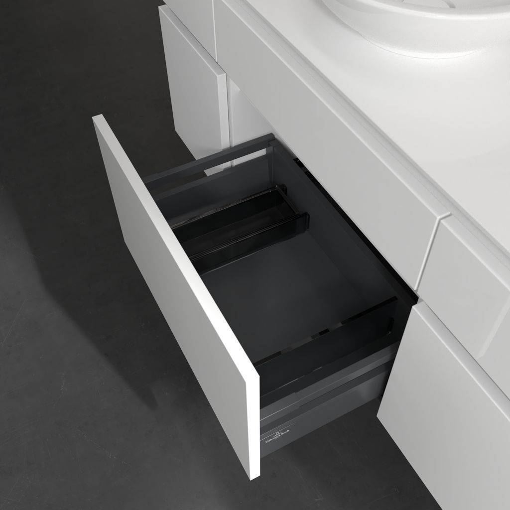 Legato vanity unit with 5 drawers