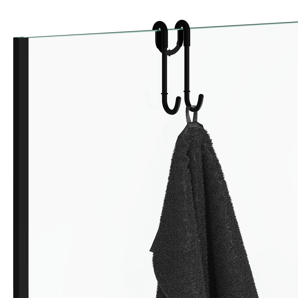 DH 1 hook for shower enclosures