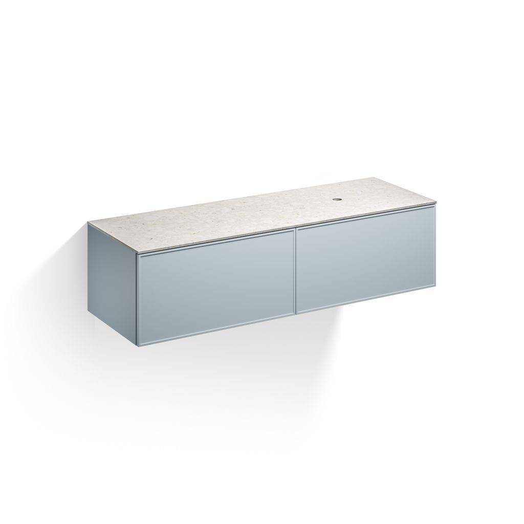 Arkta furniture module sink right, 160cm, without tap hole, two drawers