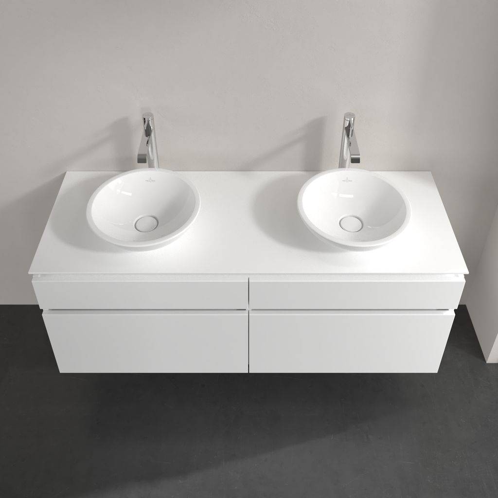 Legato vanity unit 1400x550x500 with 4 pull-outs