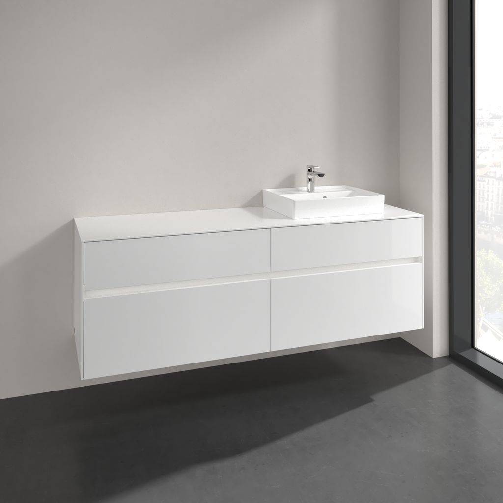 Collaro vanity unit 1600 x 548 x 500mm, with LED lighting