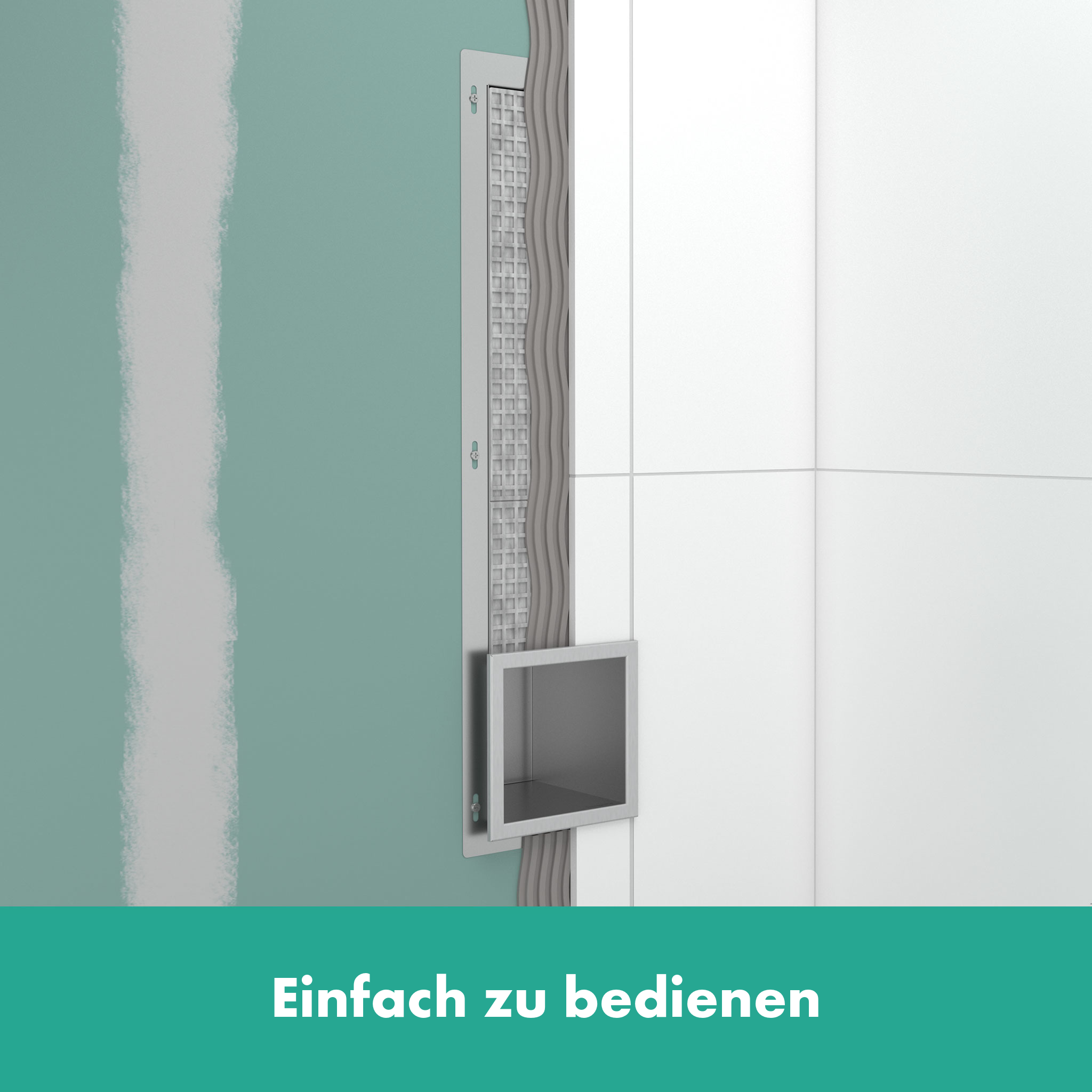 XtraStoris Original Einbau Toilettenpapierhalter  mit Vorratsbehälter für 6 Rollen