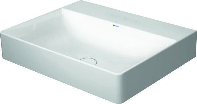 DuraSquare furniture washbasin 600 x 470mm, without tap hole