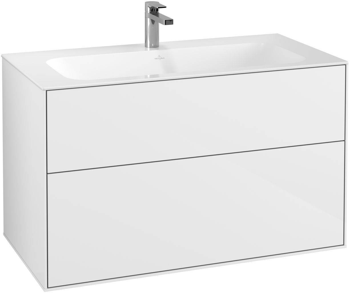 Finion vanity unit with wall lighting, 996 x 591 x 498mm