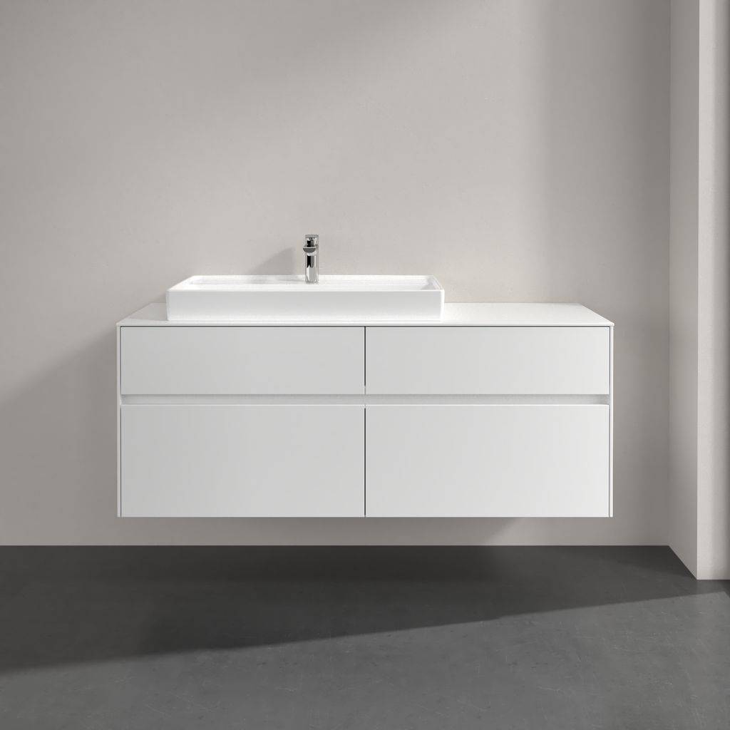 Collaro vanity unit 1400 x 548 x 500mm, with LED lighting