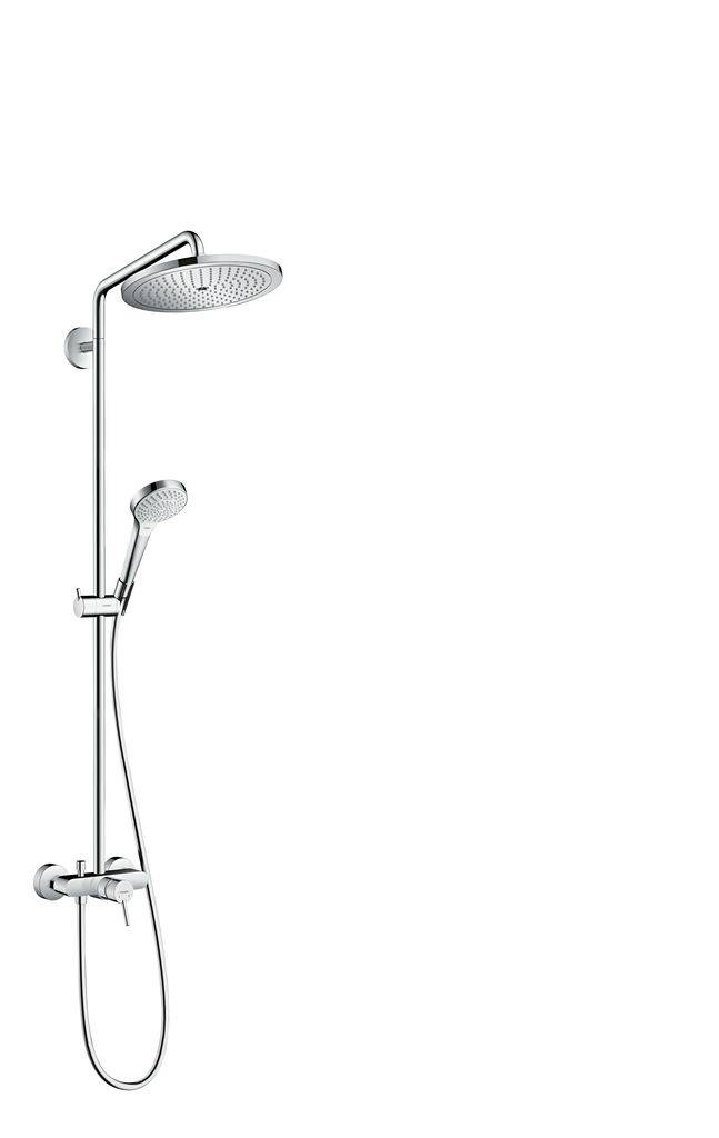 Croma Select 280 Air 1jet Showerpipe with single lever mixer