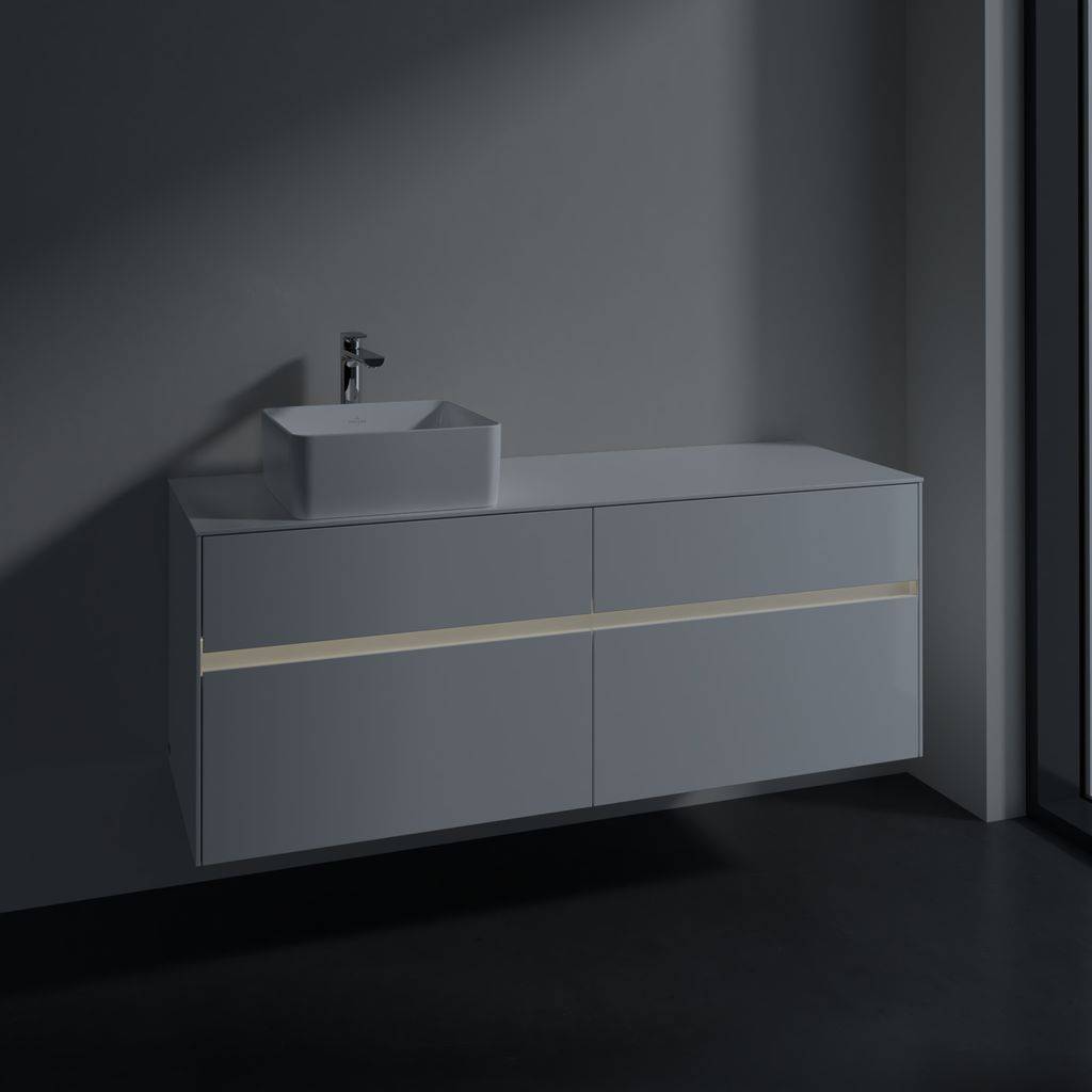 Collaro vanity unit 1400 x 548 x 500mm, with LED lighting