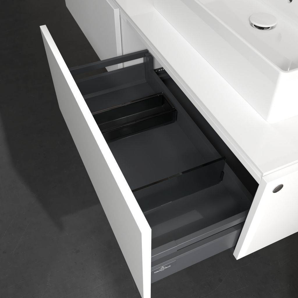 Legato vanity unit 1600x380x500 with 2 pull-outs