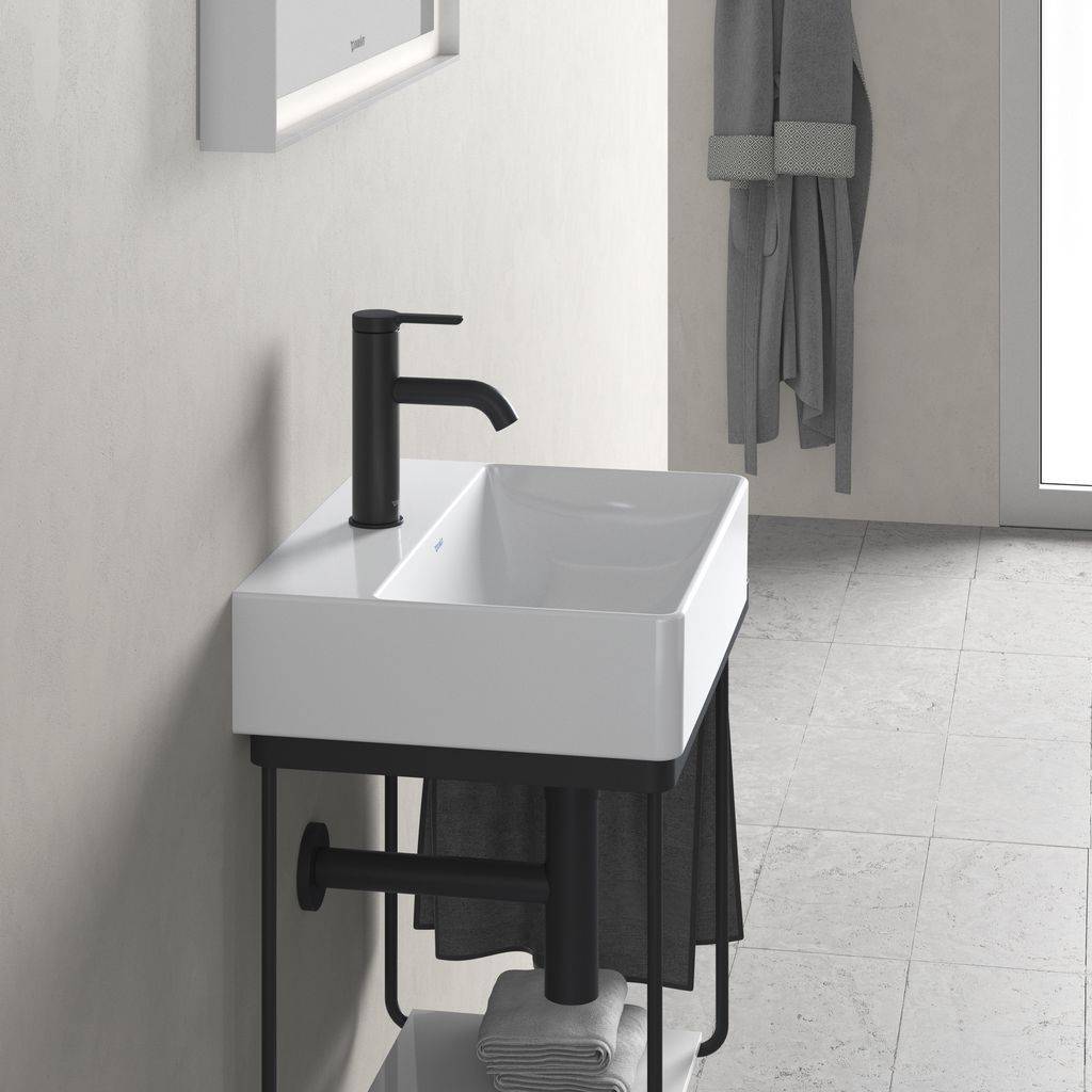 DuraSquare furniture hand washbasin 450 x 350mm, with tap hole