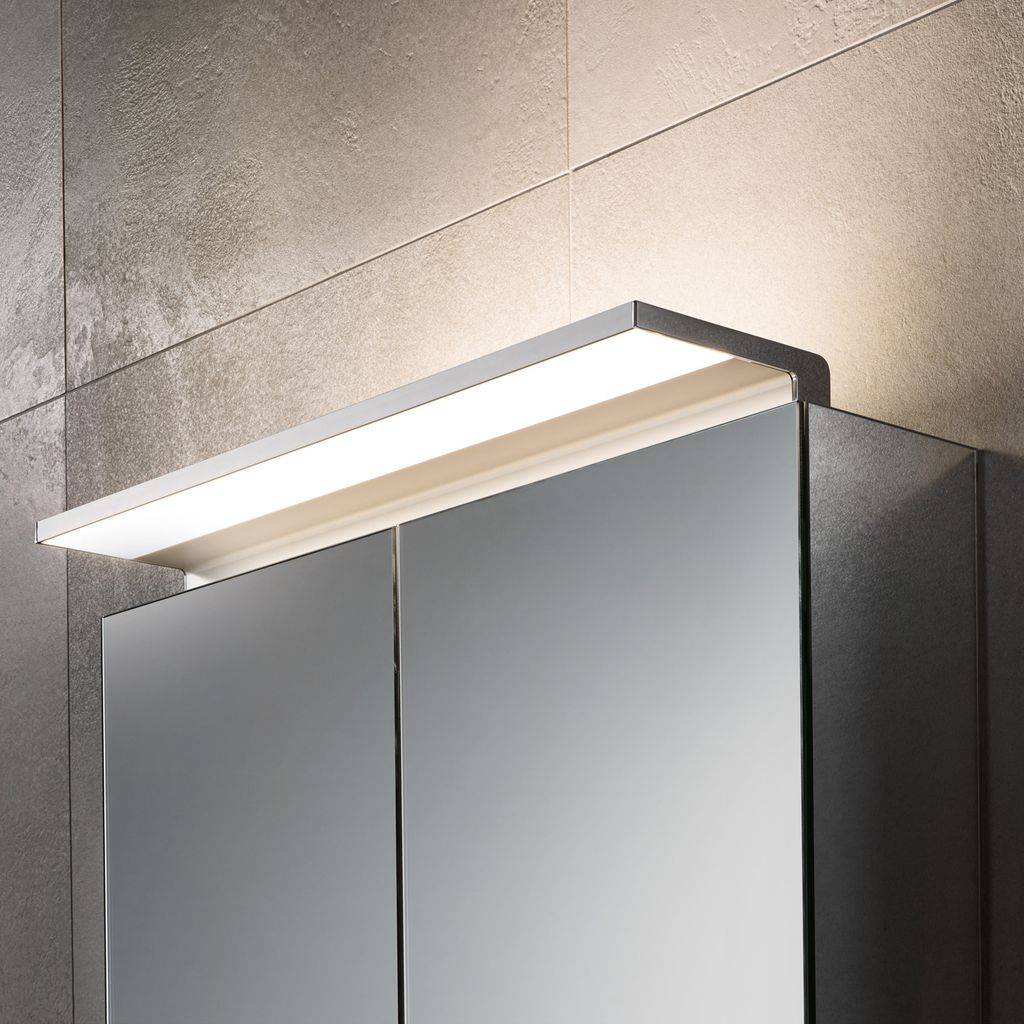 Royal L1 mirror cabinet with LED lighting 2-door, 800 x 742 x 150mm, with drawers