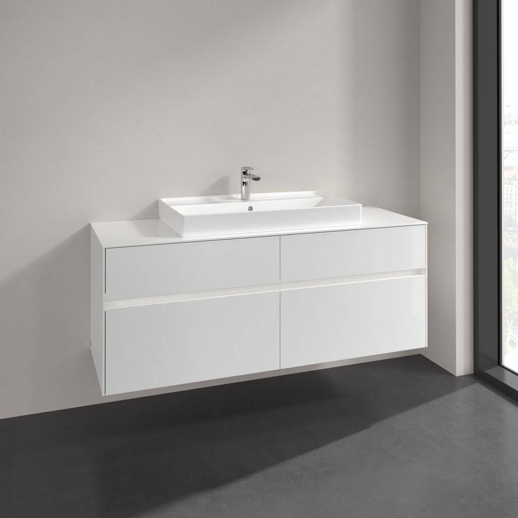 Collaro vanity unit 1400 x 548 x 500mm, with LED lighting