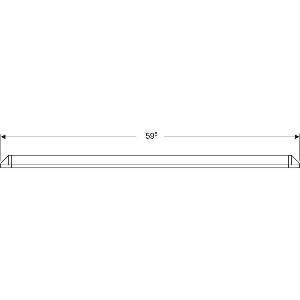 Steckdosenelement mit Comfort-Licht Modul für Möbel 75-90cm