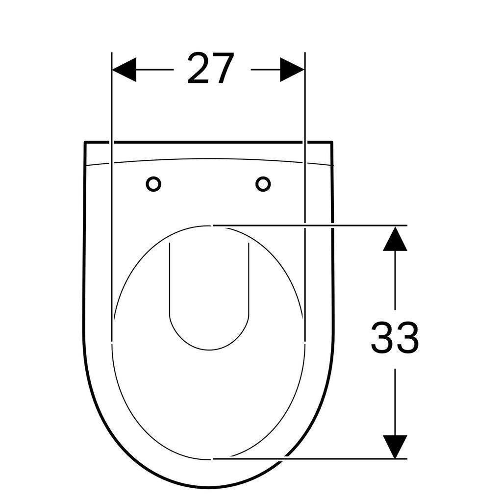 iCon xs washdown WC, short, 4.5/6l, wall-hung