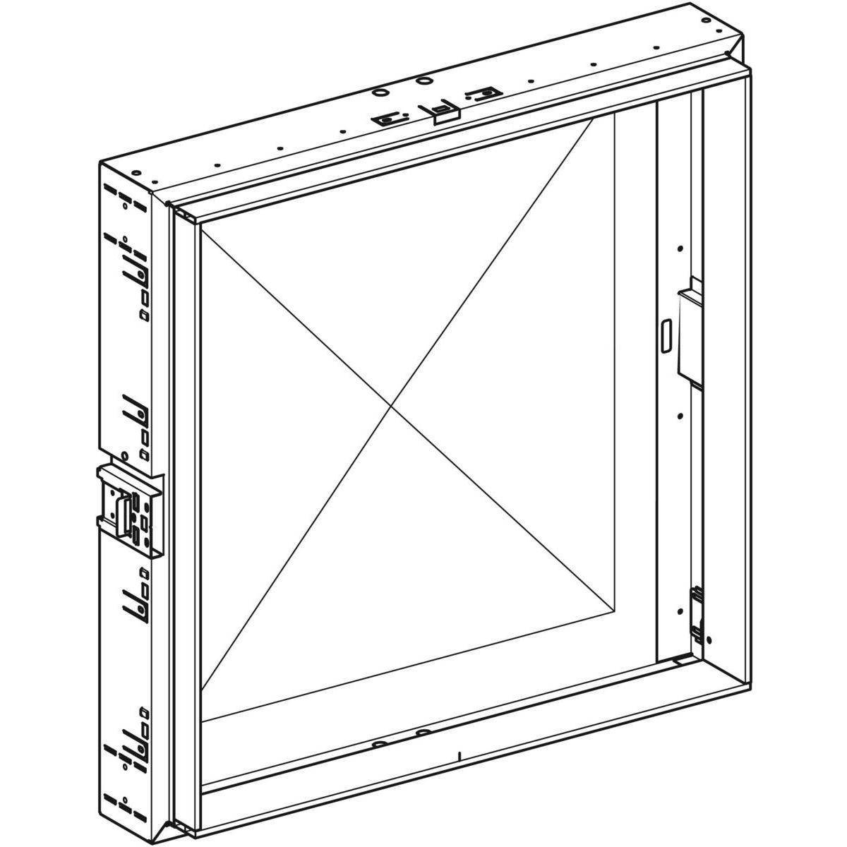 Rohbaubox für Geberit ONE Spiegelschrank Breite 120cm, Höhe 90cm