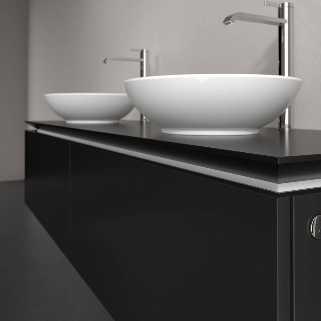 Legato vanity unit 1600x380x500 with 2 pull-outs