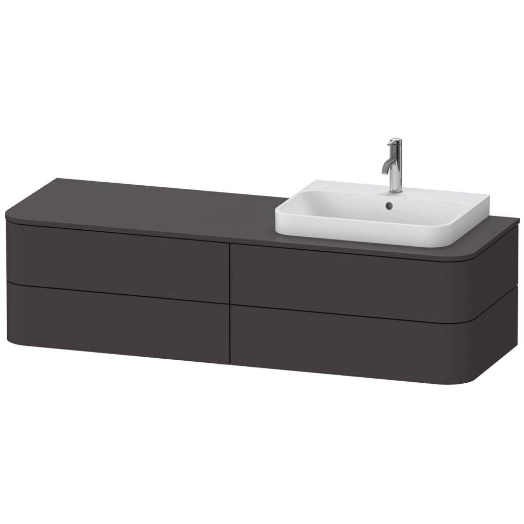 Happy D.2 Plus vanity base for console, 1600 x 550mm