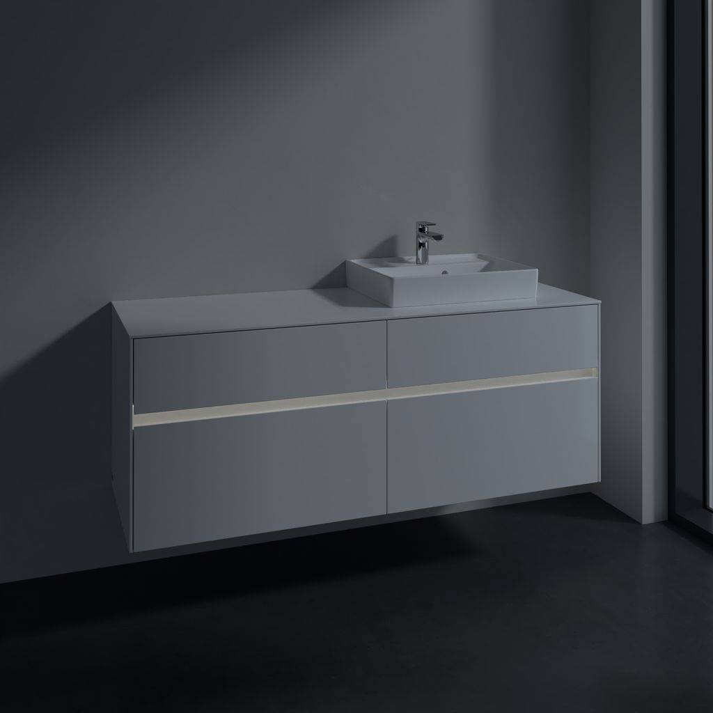 Collaro vanity unit 1400 x 548 x 500mm, with LED lighting