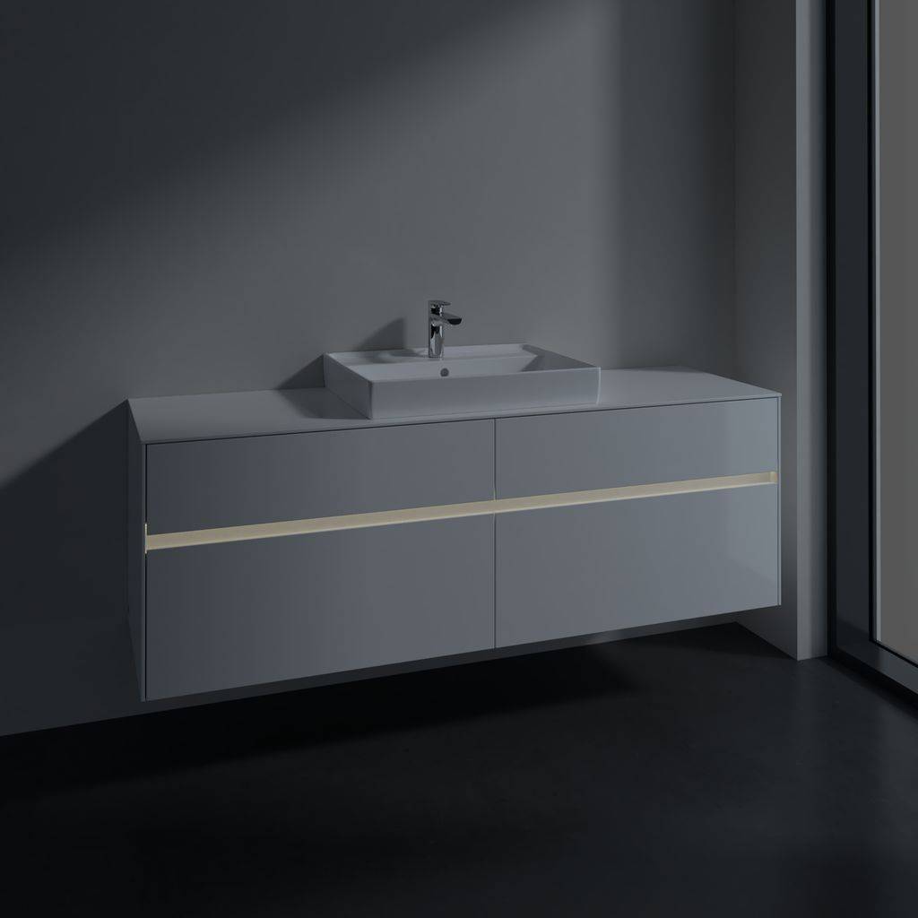 Collaro vanity unit 1600 x 548 x 500mm, with LED lighting