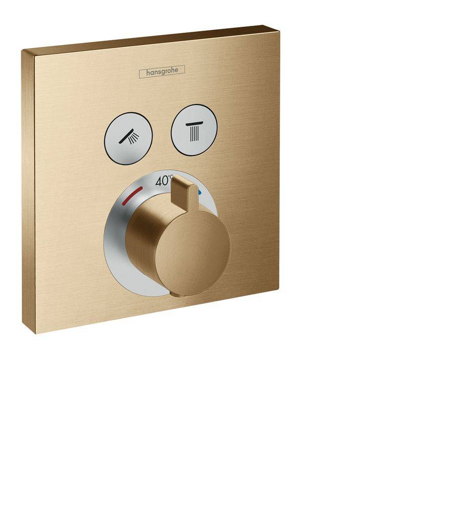 ShowerSelect thermostat concealed for 2 consumers