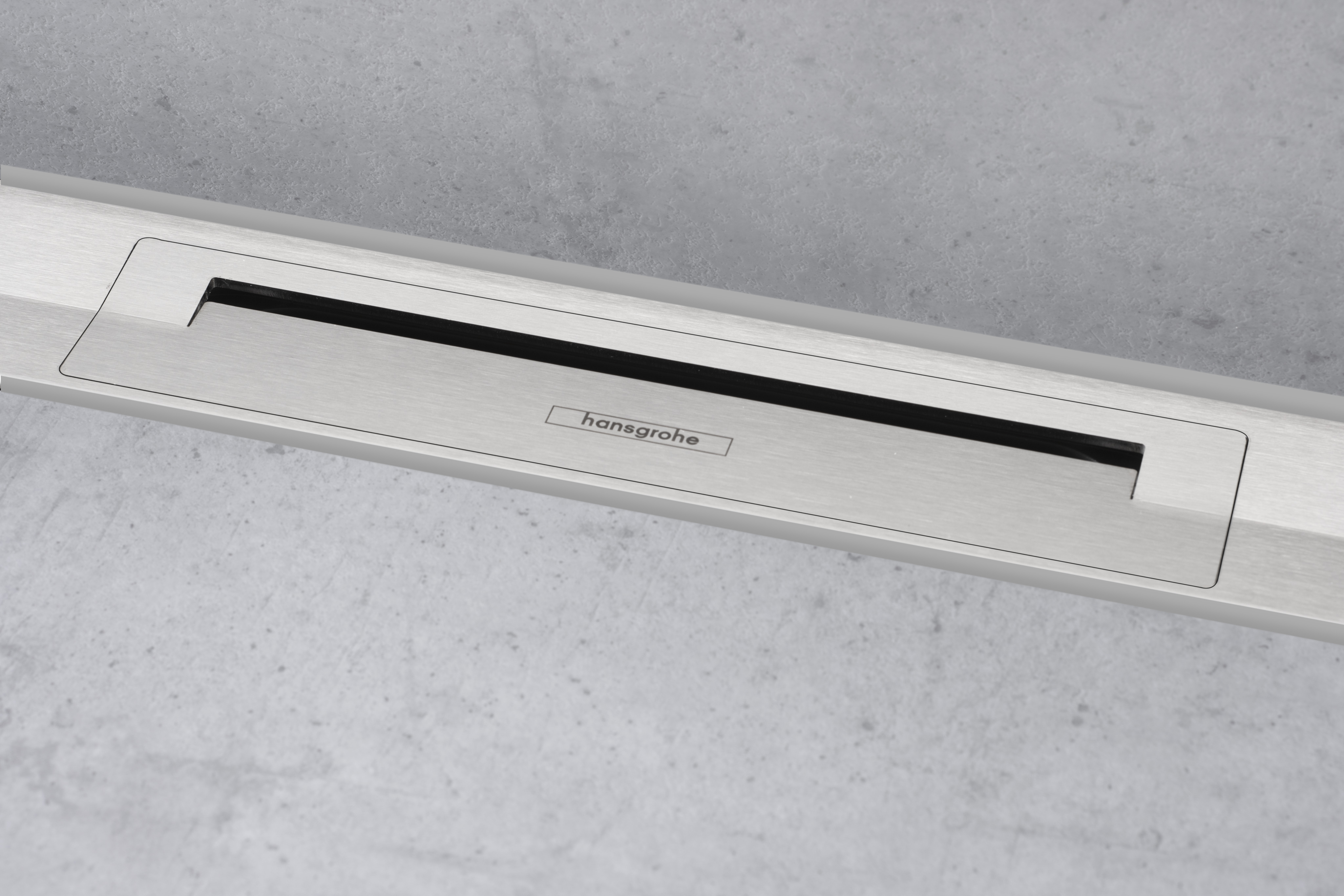 RainDrain Flex ready set shower channel 120cm shortenable, for wall mounting