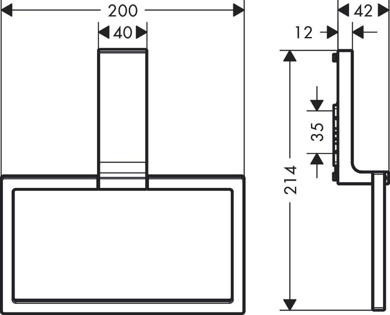 Universal Rectangular Handtuchring