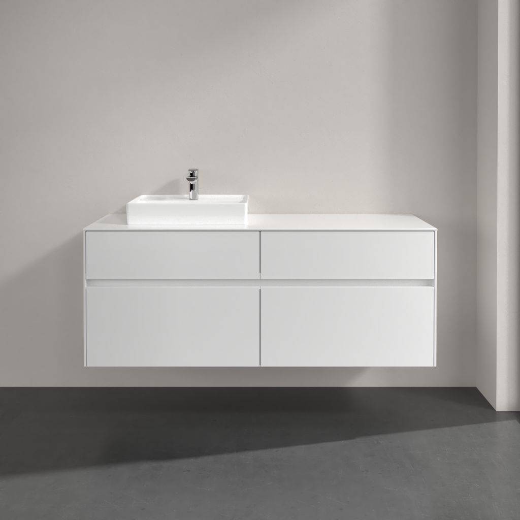 Collaro vanity unit 1400 x 548 x 500mm, with LED lighting