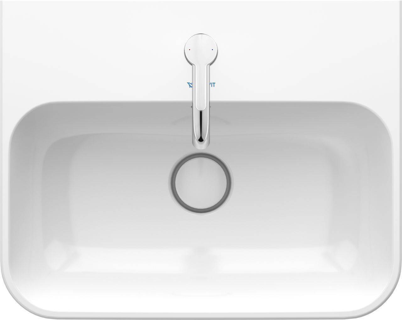 Happy D.2 Plus countertop sink 500 x 460mm, with tap hole