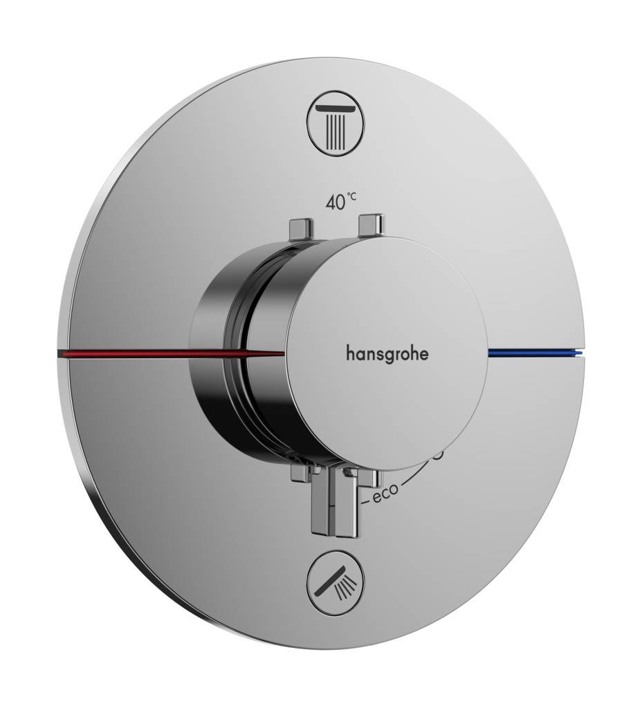 ShowerSelect Comfort S Thermostat Unterputz für 2 Verbraucher