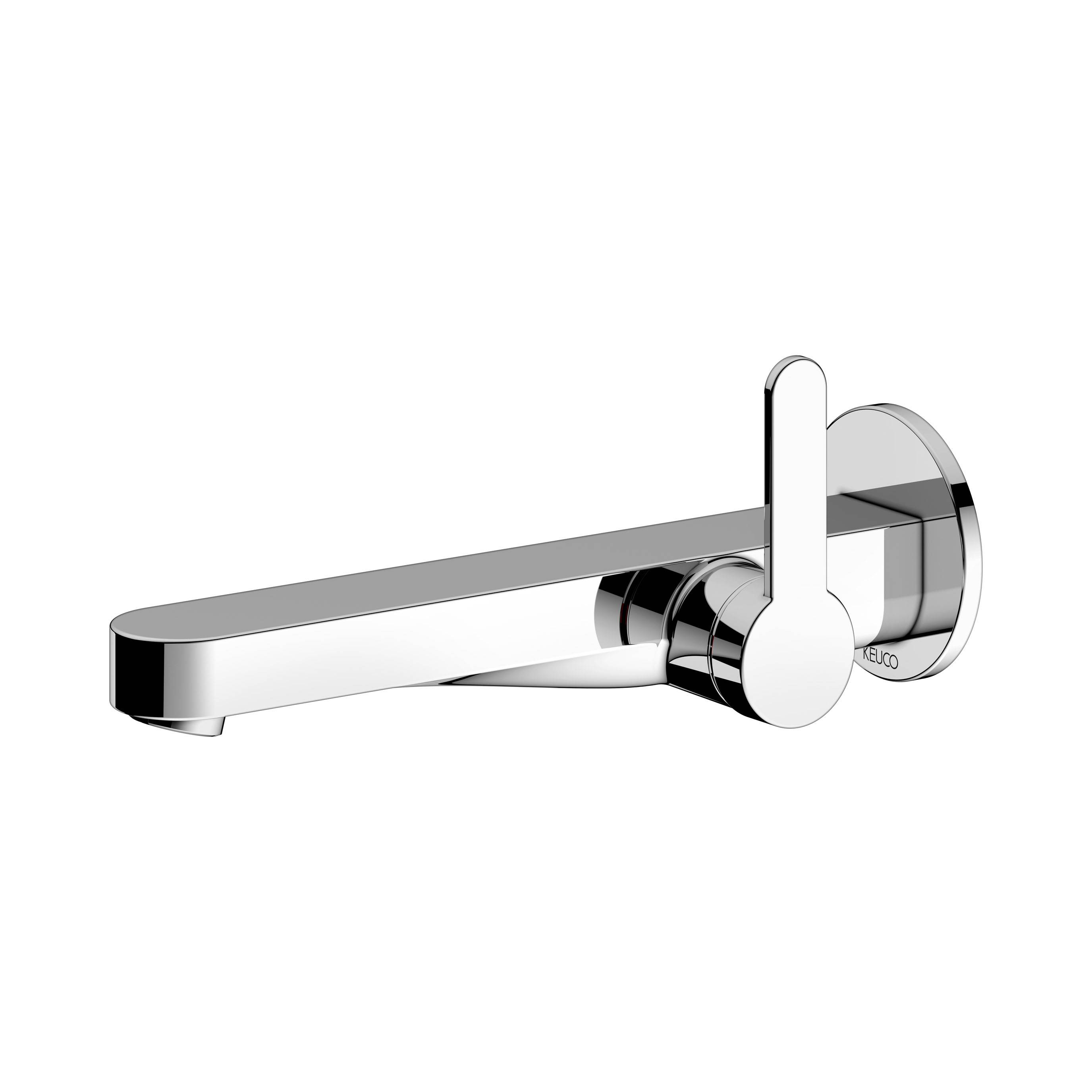 IXMO FLAT single lever washbasin mixer for concealed installation, 225mm, round rose