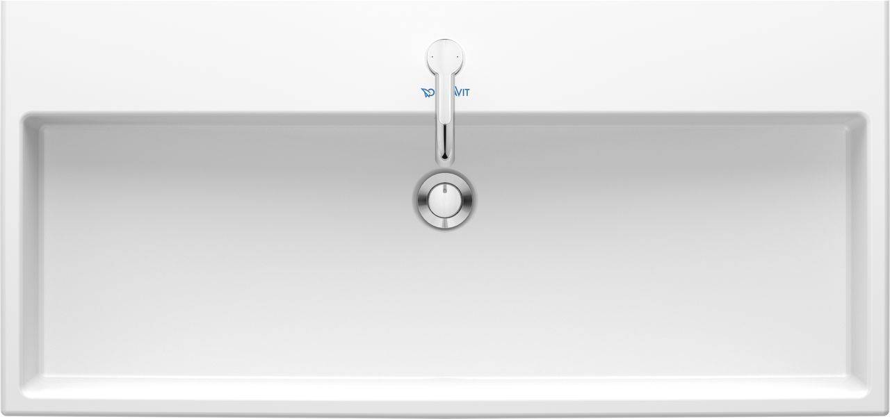 Vero Air furniture washbasin, 1000 x 470mm with tap hole, with overflow