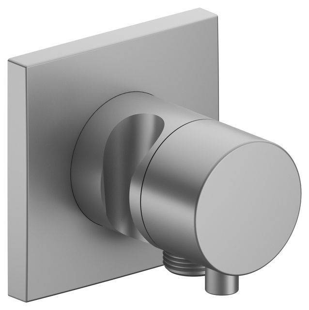 IXMO 2-way shut-off and diverter valve with hose connection and shower holder