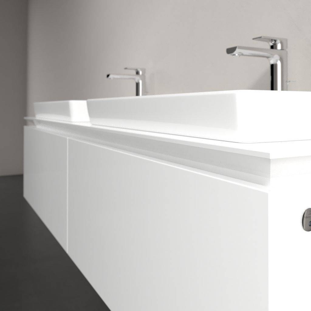 Legato vanity unit 1600x380x500 with 2 pull-outs