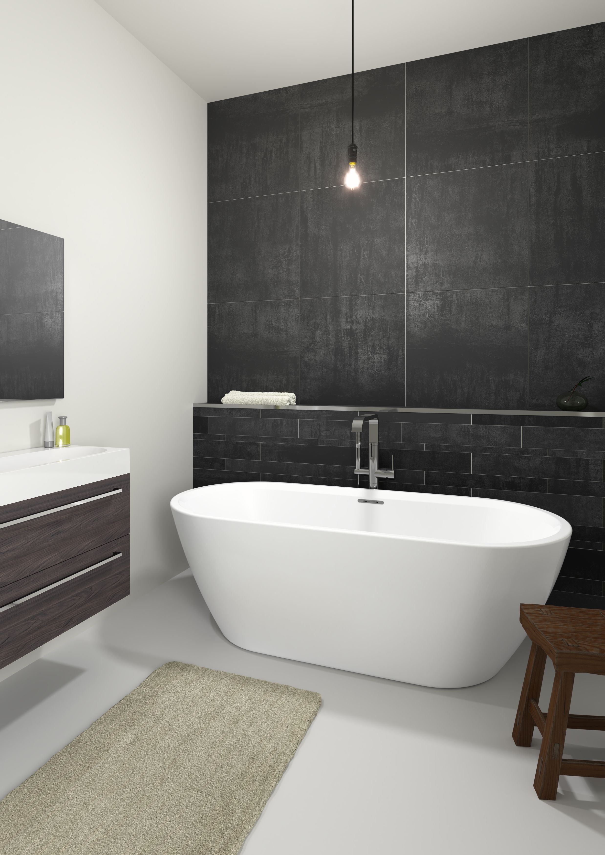 Inspire freestanding bathtub 180 x 80cm