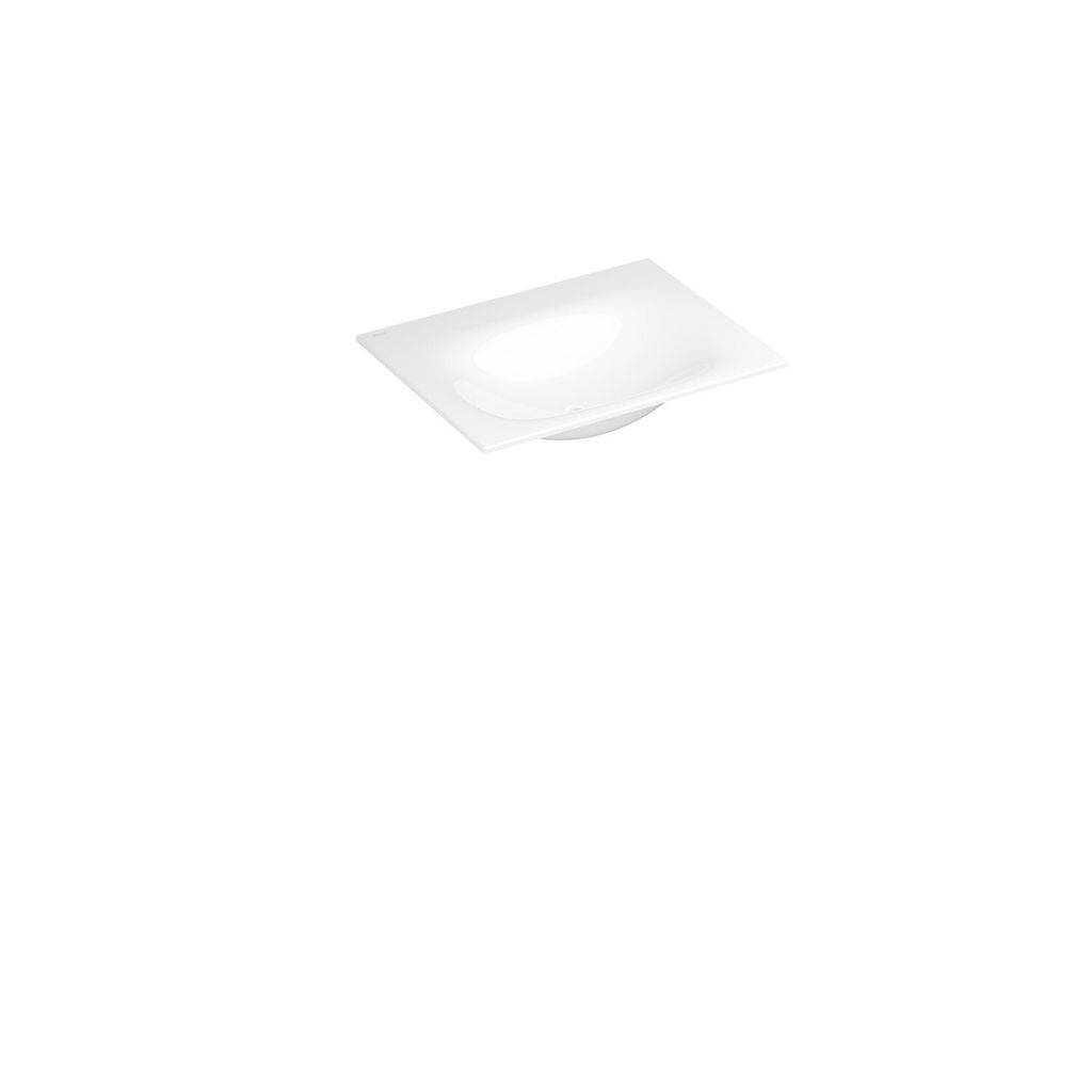 Edition 11 ceramic washbasin without tap hole, 705 x 17 x 538mm