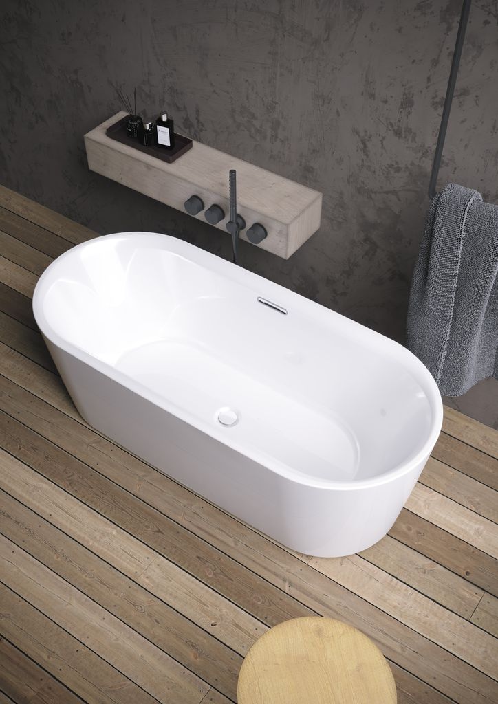 Modesty freestanding bathtub