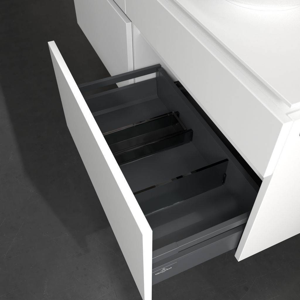 Legato vanity unit 1400x550x500 with 4 pull-outs