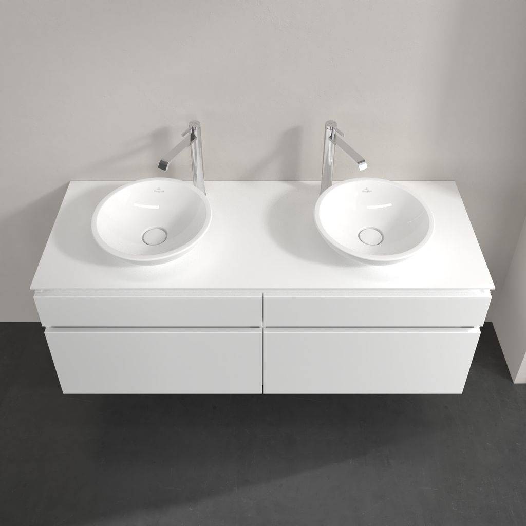 Legato vanity unit 1400x550x500 with 4 pull-outs