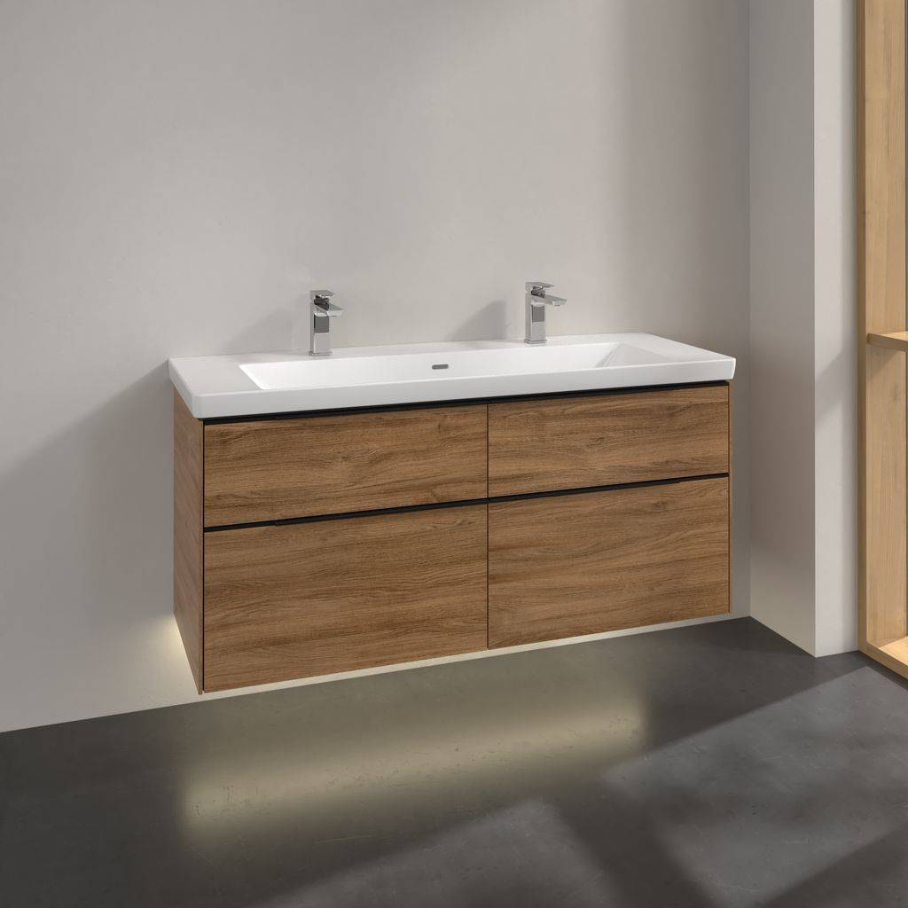 Subway 3.0 vanity unit 1272 x 576 x 478mm, with LED lighting