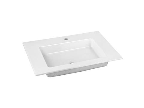 Royal 60 ceramic washbasin 32140310701 with 1 tap hole; 705 x 17 x 538mm